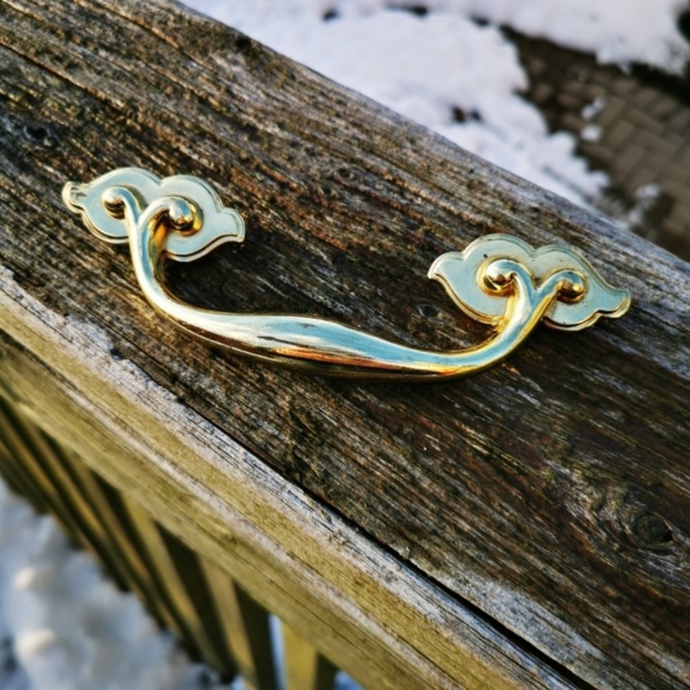 Vintage Brass Drawer Pull